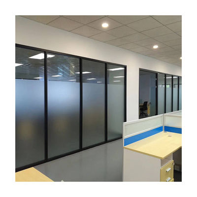 قیمت خوب Top Supported Manually Operated Office Glass Partition Wall with Convenient Operability and Tempered Glass آنلاین