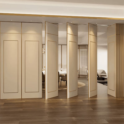 خرید OEM ODM Acoustic Sliding Wall دیوارهای جداکننده مهمانی متحرک با پانل مقاوم در برابر آتش online manufacture