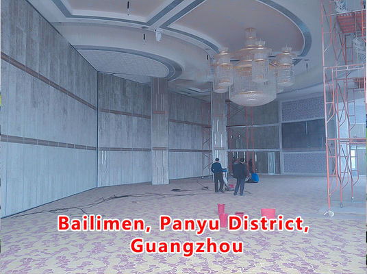 قیمت خوب Collapsing Aluminium Frame Glass Partition Wall with 30-42dB Sound Insulation and 108mm/90mm Thickness for Office Spaces آنلاین