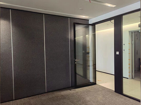 قیمت خوب Flexible Sound Proof Partition with 52dB Insulation and 6061-T6 Aluminium Profiles for Office Buildings آنلاین