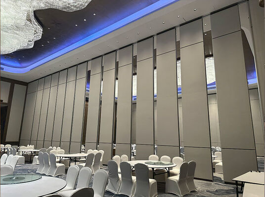 قیمت خوب Custom Dimensions Exhibition Partition Walls with High Pressure Laminate Board and 304 Stainless Steel Rollers آنلاین