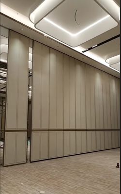 اتاق جلسات MDF جدا کننده تاشو قابل جابجایی، دیوارهای جدا کننده هتل ISO9001 SGS