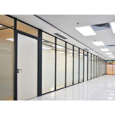 قیمت خوب Top Supported Manually Operated Office Glass Partition Wall with Convenient Operability and Tempered Glass آنلاین