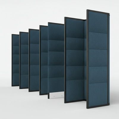 قیمت خوب دیوارهای جداکننده صوتی ضد صدا دفتر قابل حرکت با پوشش پارچه ای سفارشی آنلاین