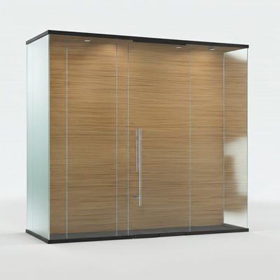 قیمت خوب آکوستیک دفتر شیشه ای دیوار پارتیشن چوبی برای آزمایشگاه آنلاین