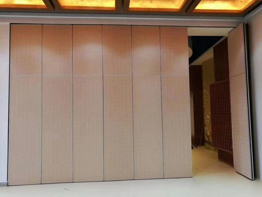 دیوارهای جداکننده متحرک MDF Melamine پایان بندی پانل برای هتل