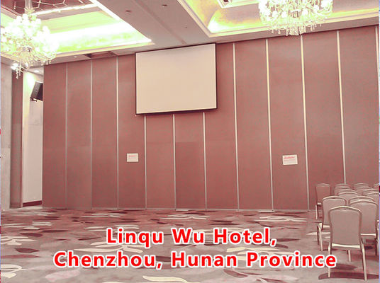 قیمت خوب Acoustic Movable Partition Wall with STC Rating 42-56dB and 6061-T6 Aluminum Frame آنلاین