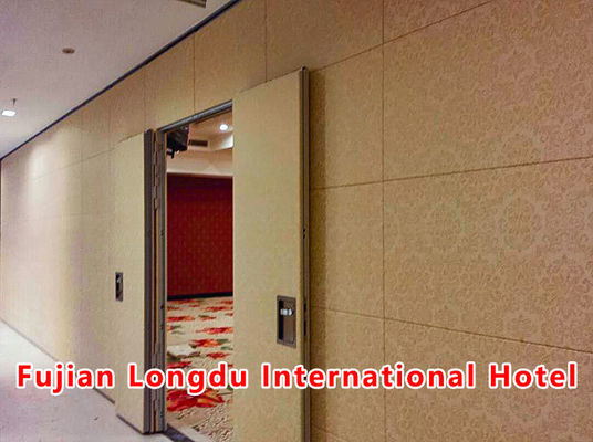 قیمت خوب Fujian Longdu International Hotel - Wood Partition Wall Panel: 65mm Thickness, 800N Sealing, 40N/m Magnetic for Flexible Space آنلاین