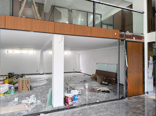 قیمت خوب Customized Soundproof Partition with 6061-T6 Profiles and Q235 Steel Frame for Office Spaces آنلاین